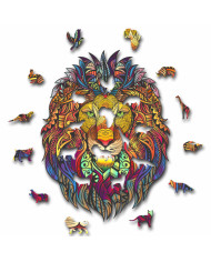 Wooden Lion Puzzle | Premium Artistic Puzzle Made of Natural Wood