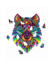 Wolf Wooden Puzzle – Premium Wooden Jigsaw | Gift of Woods