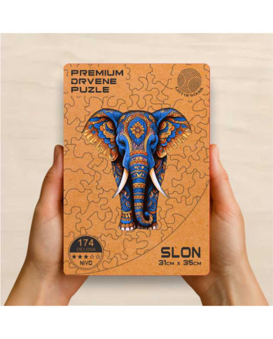 Elephant Wooden Puzzle | Premium Wooden Puzzle – Gift of Woods