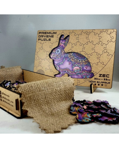 Rabbit Wooden Puzzle | Premium Wooden Puzzle – Gift of Woods