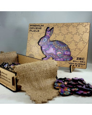 Rabbit Wooden Puzzle | Premium Wooden Puzzle – Gift of Woods