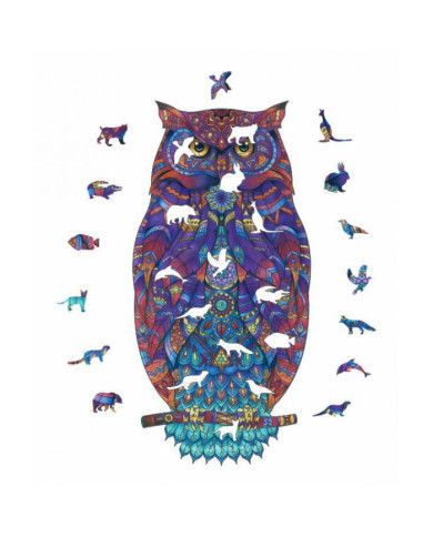 Owl Wooden Puzzle | Premium Wooden Puzzle – Gift of Woods