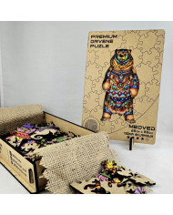 Bear Wooden Puzzle | Premium Wooden Puzzle – Gift of Woods