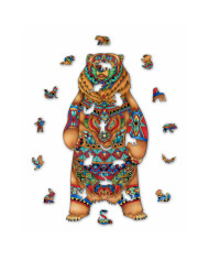 Bear Wooden Puzzle | Premium Wooden Puzzle – Gift of Woods