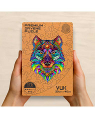 Wolf Wooden Puzzle – Premium Wooden Jigsaw | Gift of Woods