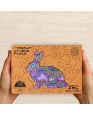 Drvena puzla Zec | Premium drvena slagalica – Gift of Woods