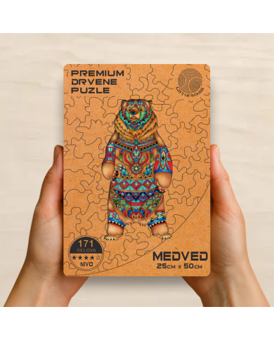 Bear Wooden Puzzle | Premium Wooden Puzzle – Gift of Woods