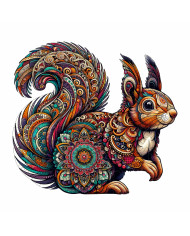 Wooden Puzzle Squirrel | Premium Wooden Jigsaw | Gift of Woods