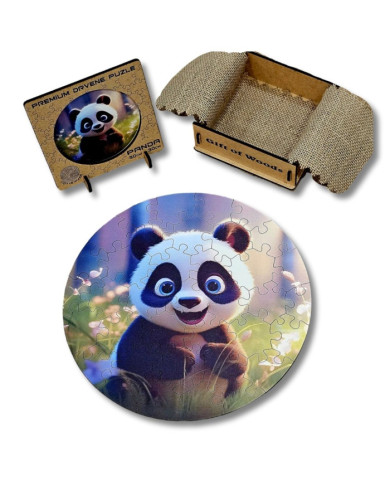 Kids Wooden Puzzle Panda | Gift of Woods