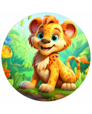Kids Wooden Puzzle Lion Cub | Gift of Woods